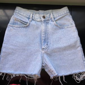 Vintage Lee cut off shorts